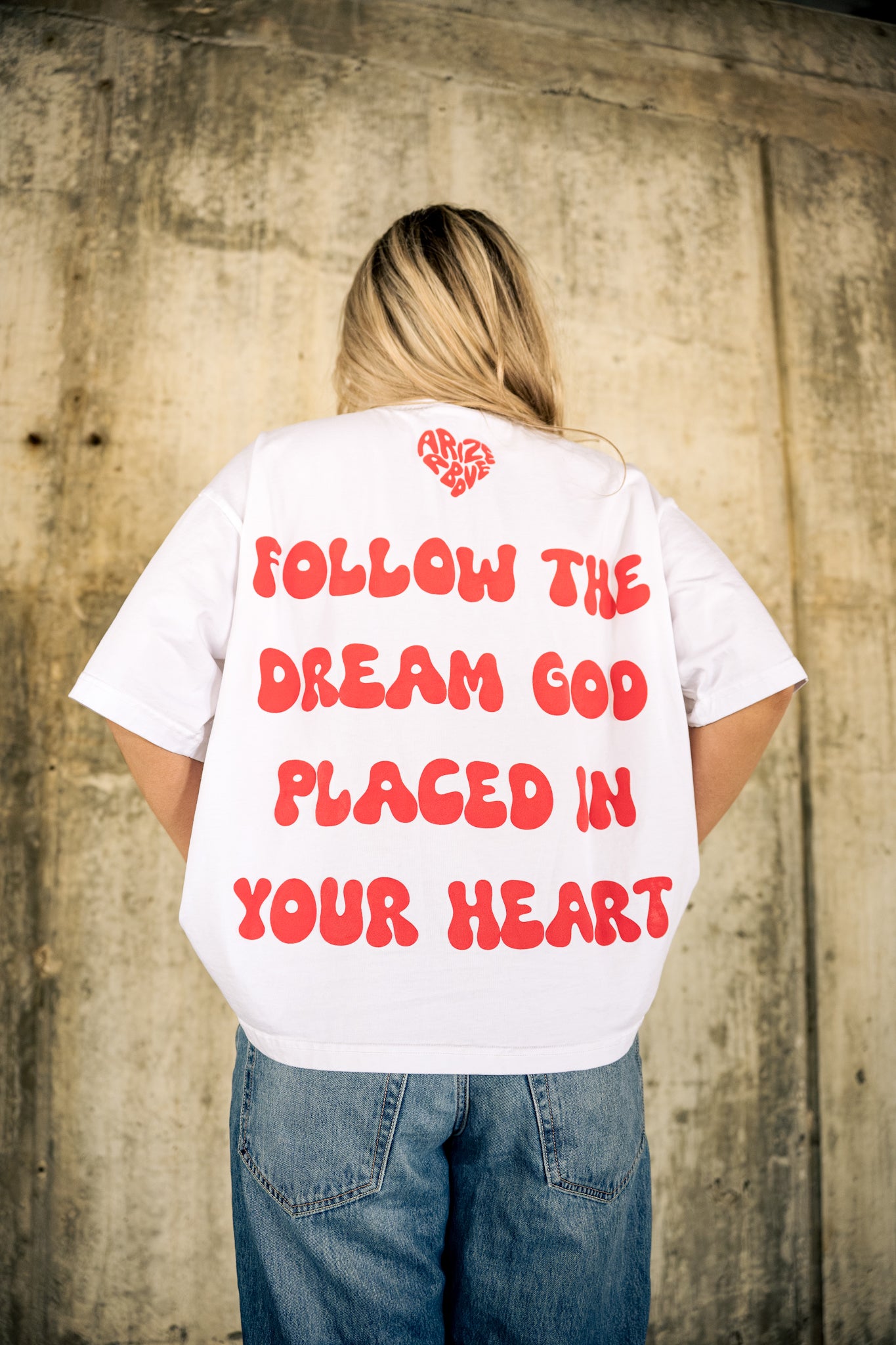 HEARTSET TEE - WHITE