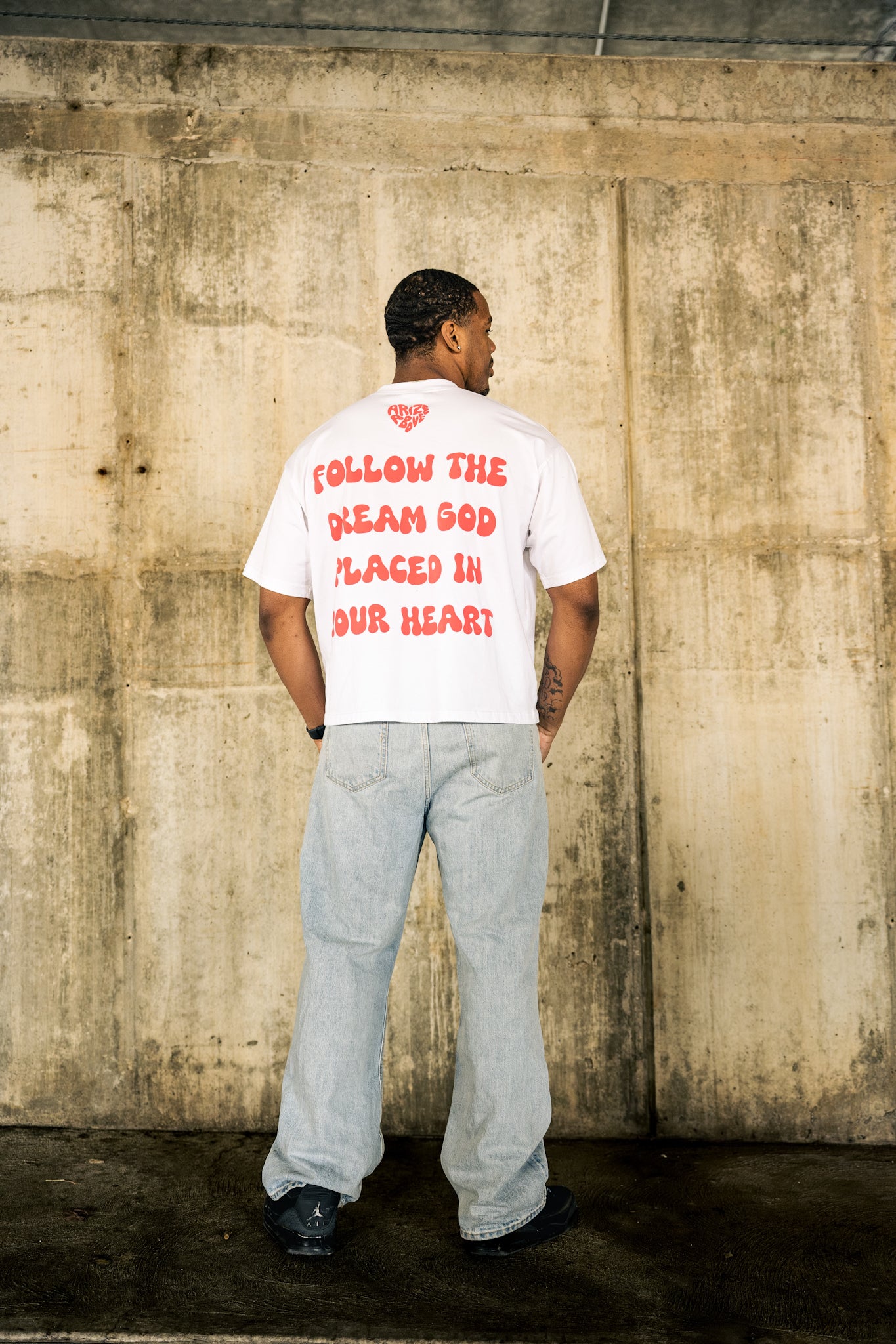 HEARTSET TEE - WHITE