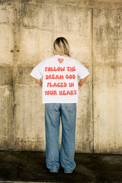 HEARTSET TEE - WHITE
