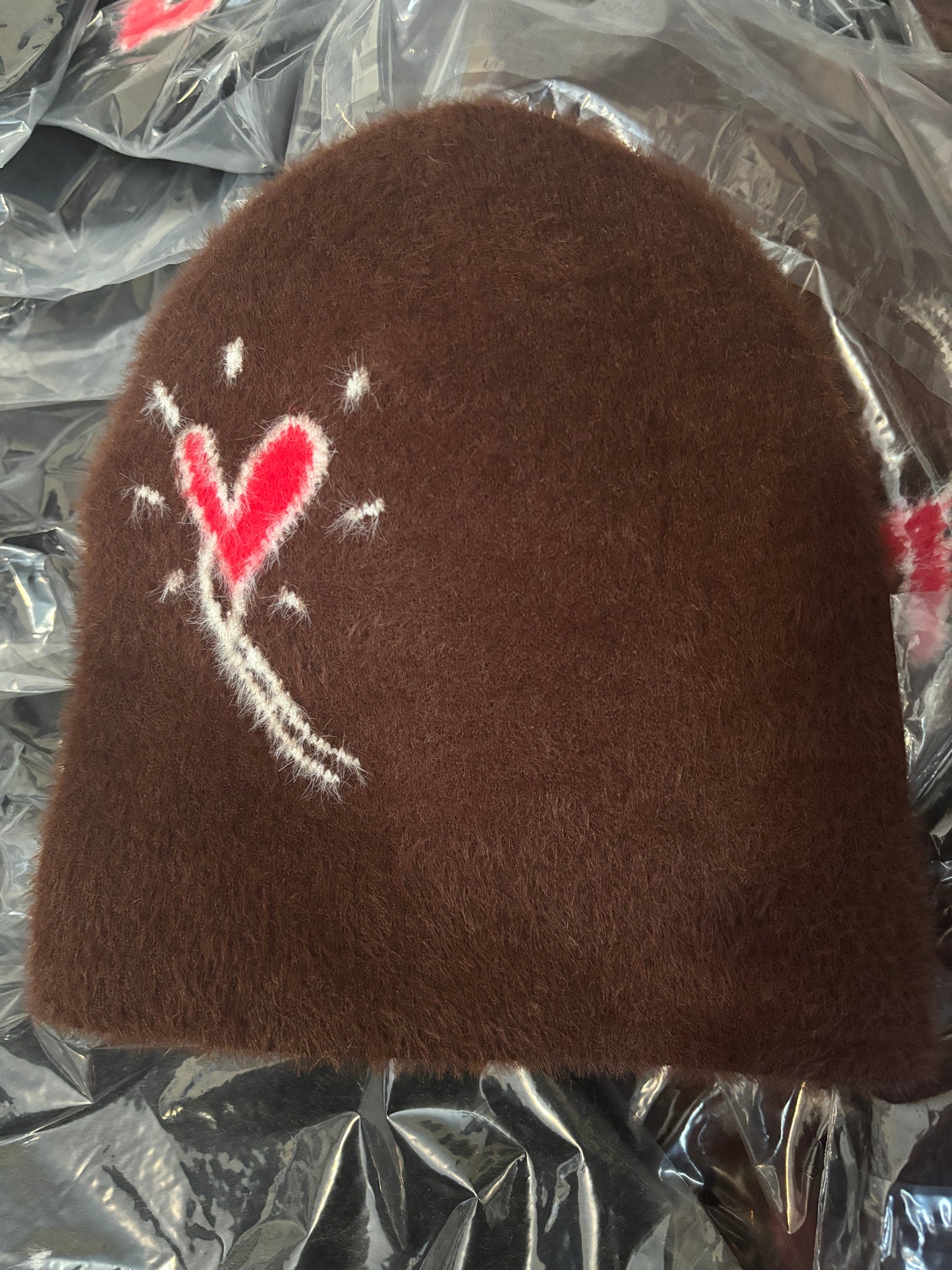 HEARTSET BEANIE - BROWN