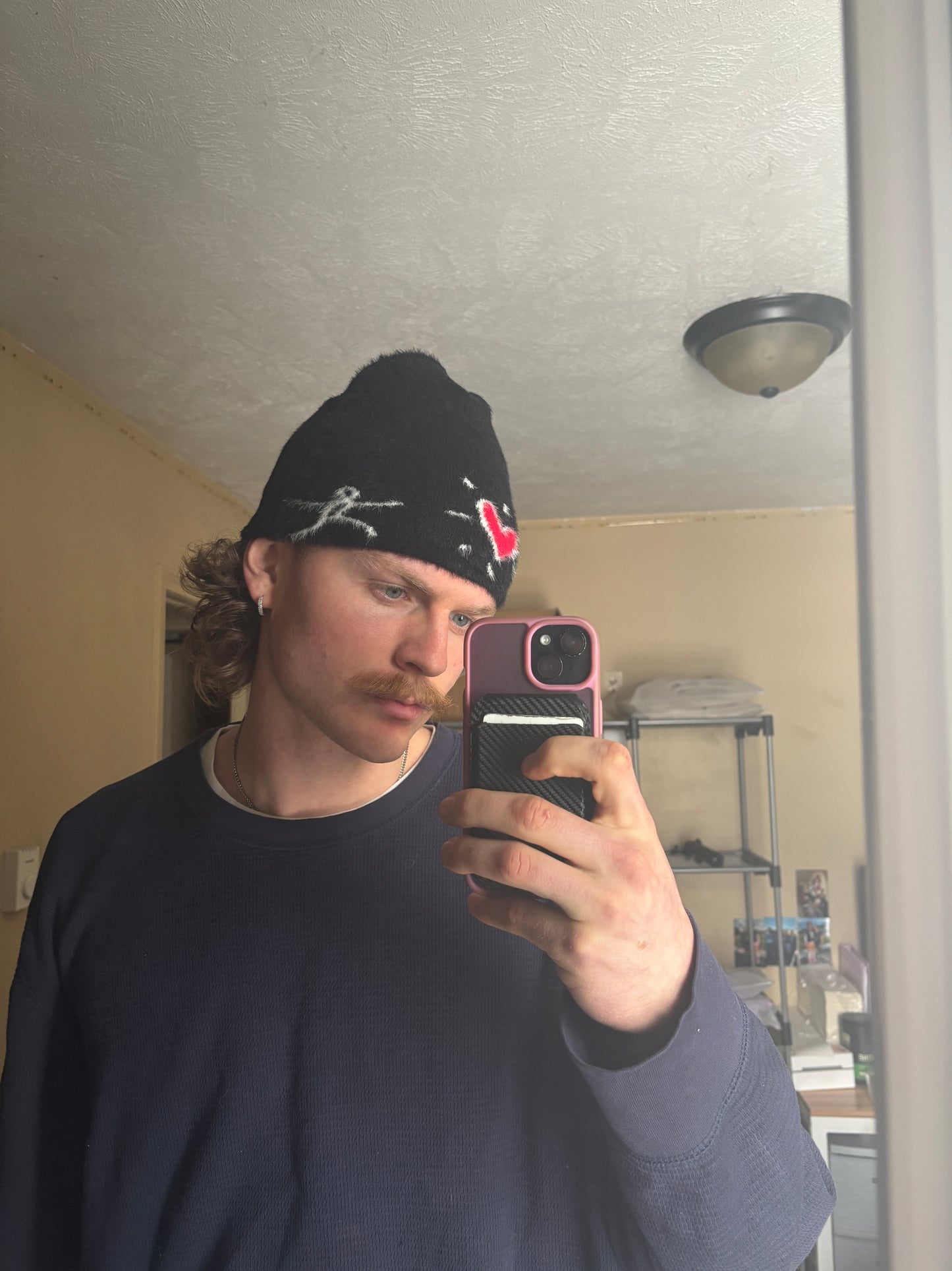 HEARTSET BEANIE - BLACK