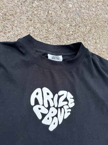HEARTSET TEE - BLACK
