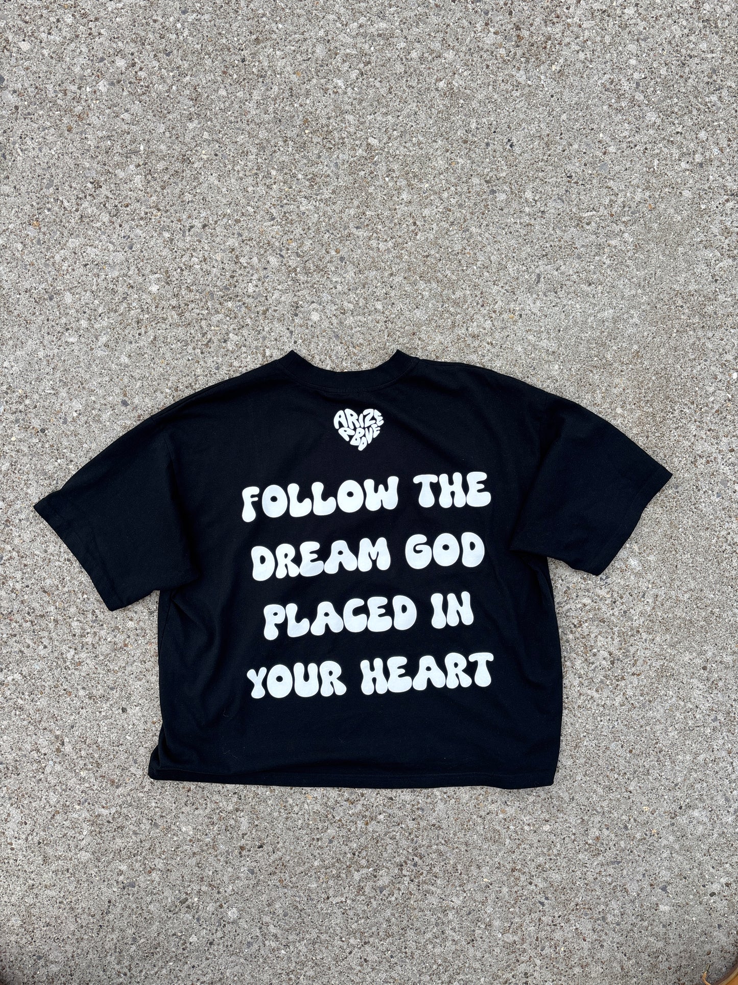 HEARTSET TEE - BLACK