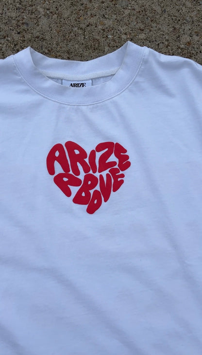 HEARTSET TEE - WHITE