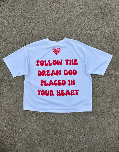 HEARTSET TEE - WHITE