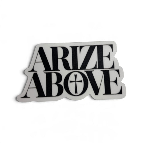 Original ARIZE ABOVE Logo with Cross