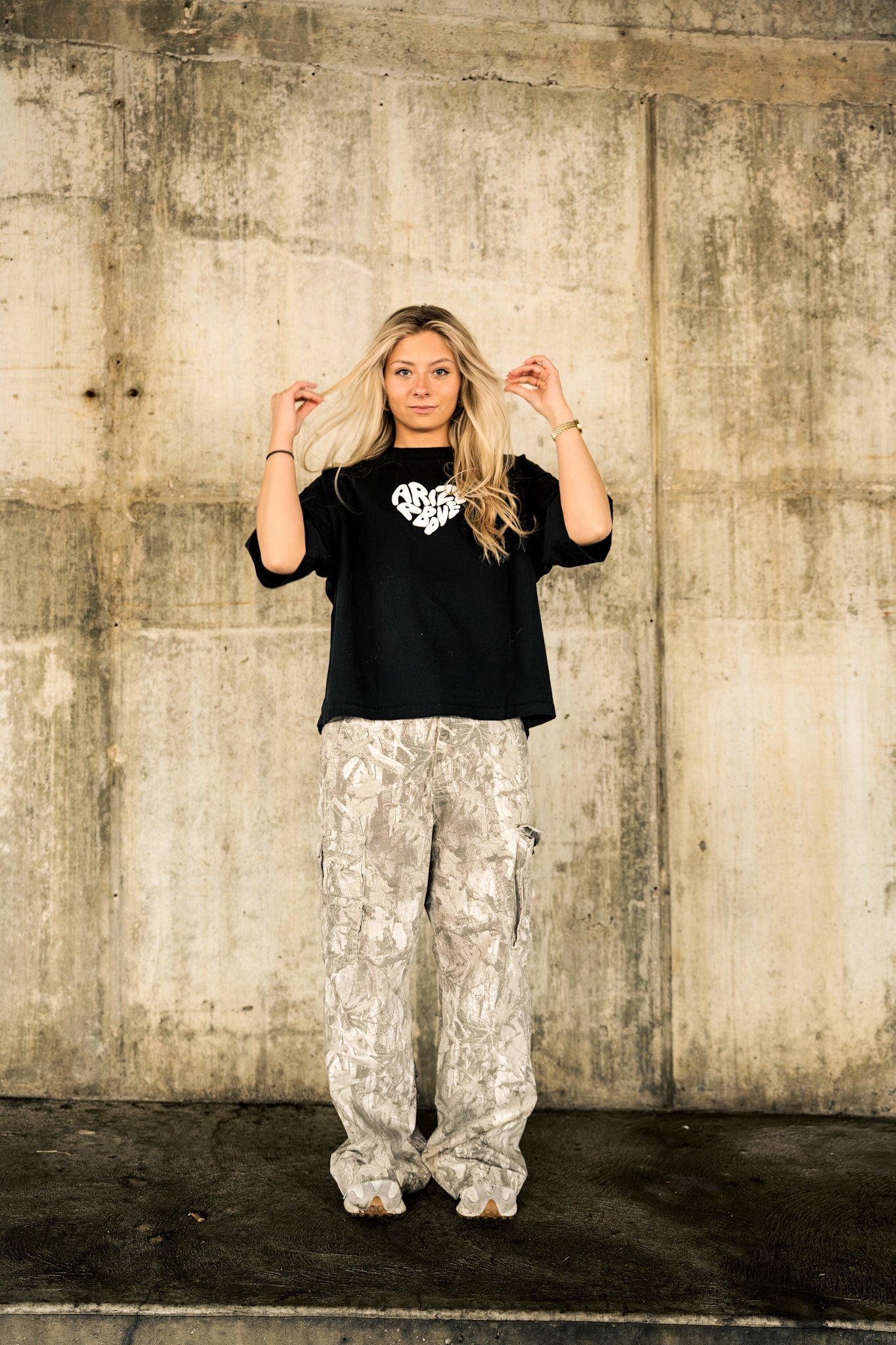 HEARTSET TEE - BLACK