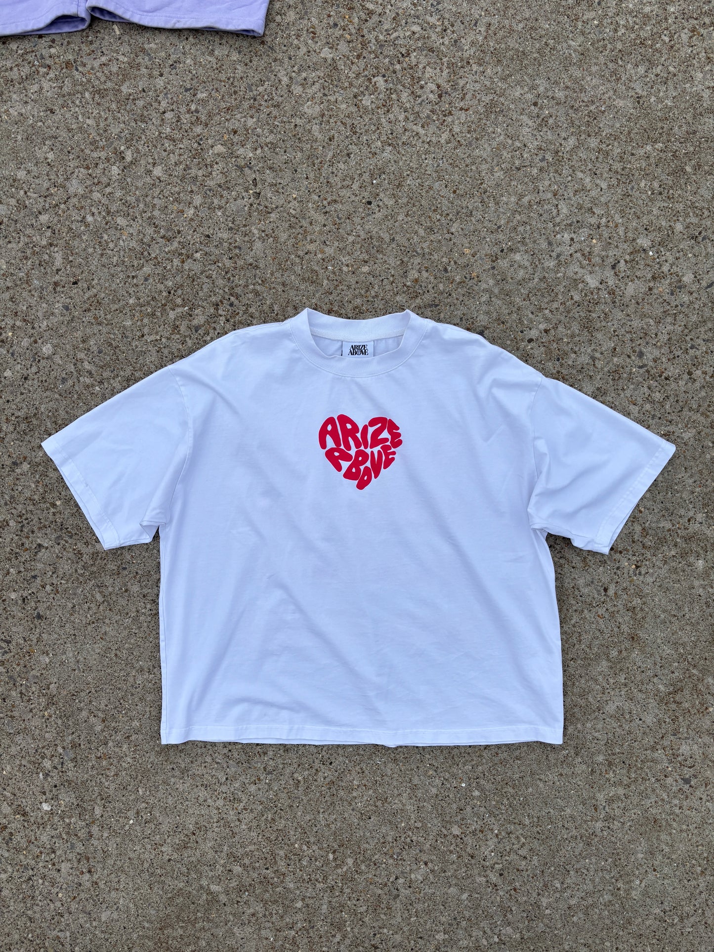 HEARTSET TEE - WHITE